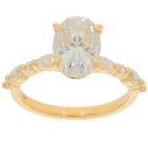 Sterling Silver Semi Mount Ring Setting Oval OV 11x7 MQ 4X2mm Solitaire Engagement Ring - Syzjewelry